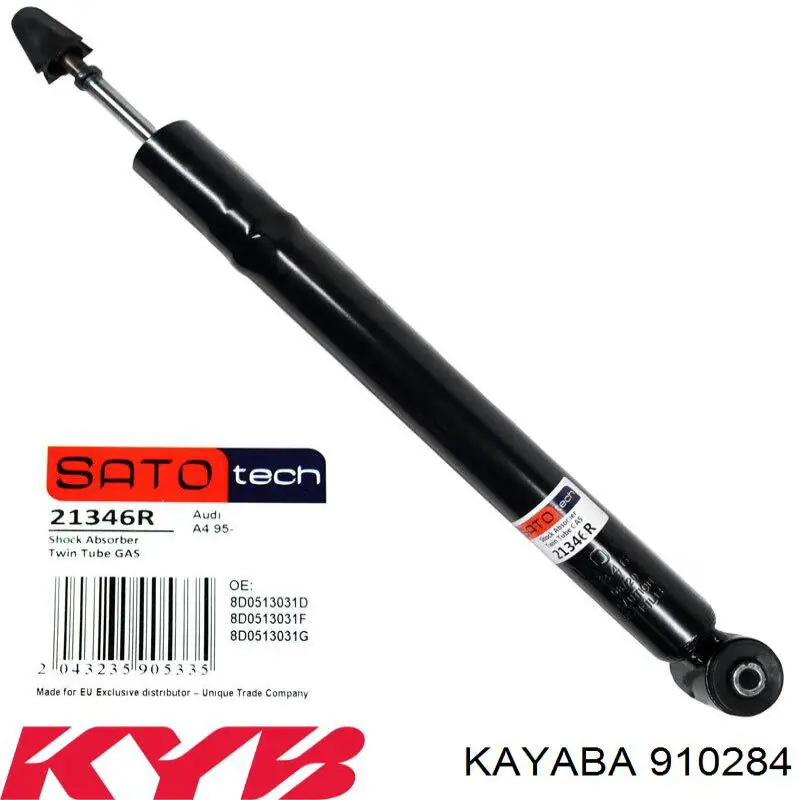 Буфер-відбійник амортизатора переднього + пильовик KYB910284 Kayaba