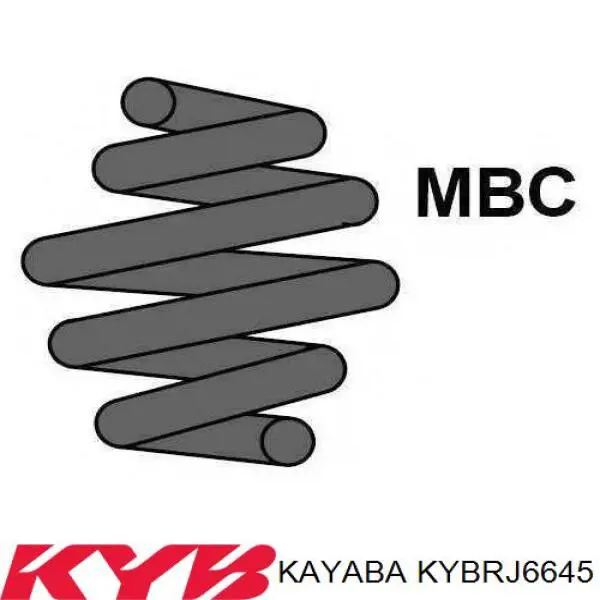 Пружина задня KYBRJ6645 Kayaba