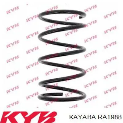 ZC1988A Japan Parts Пружина амортизатора передняя