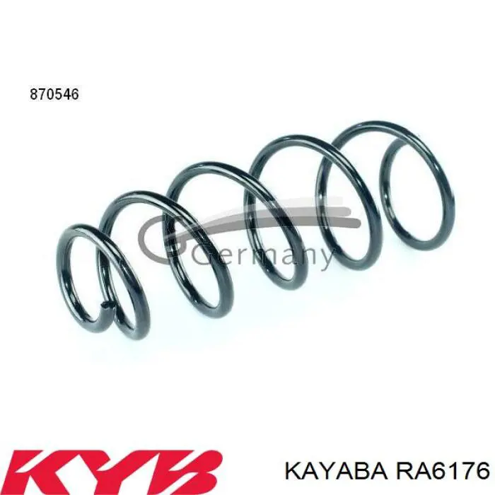 RA6176 Kayaba пружина задня