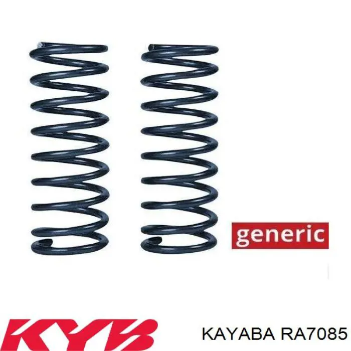 Пружина задня Kayaba RA7085 ціна, від 37.18 USD