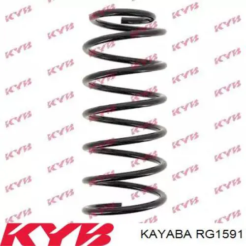 RG1591 Kayaba пружина передня