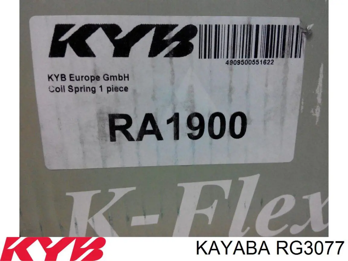 Пружина передньої підвіски Kayaba RG3077
