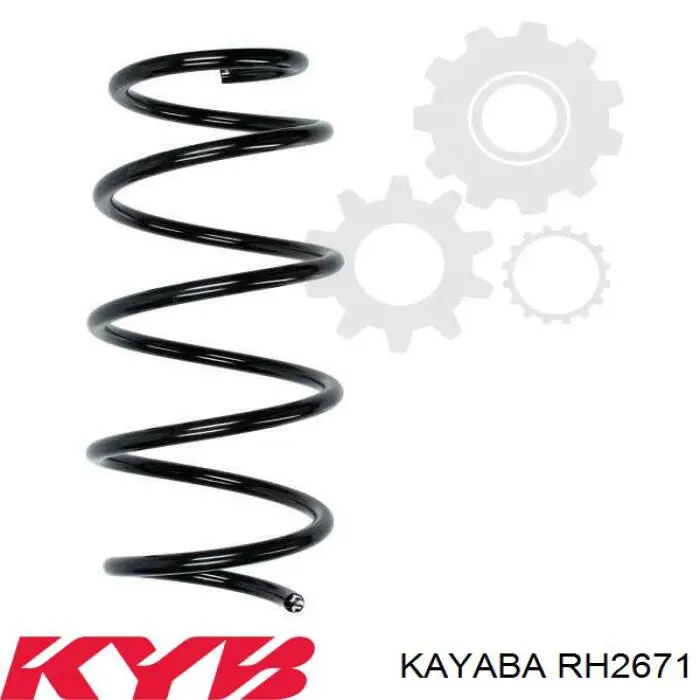 RH2671 Kayaba Пружина амортизатора передняя