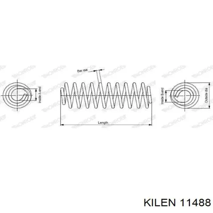 Пружина передня Japan Parts ZC3951A ціна, від 22.14 USD