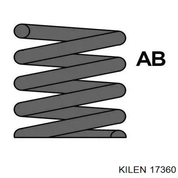 Пружина передня Kilen 17360 ціна, від 42.32 USD