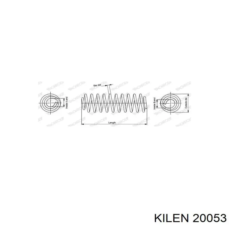 Купити 20053 Kilen Гвинтова пружина підвіска