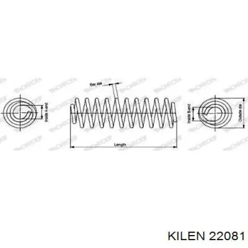 540107005R Renault (RVI) Пружина амортизатора передняя