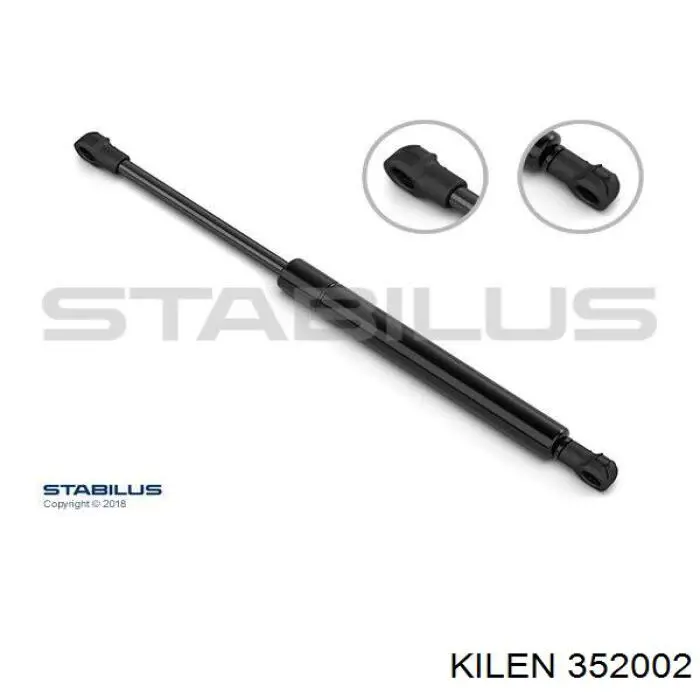 Амортизатор капота газовий Kilen 352002 ціна, від 11.74 USD