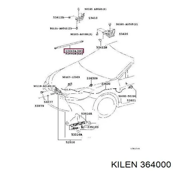 Купити ML6323 Monroe Амортизатор під капот