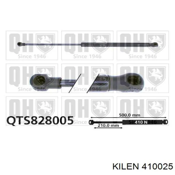 Амортизатор двері задньої Kilen 410025 ціна, від 13.27 USD