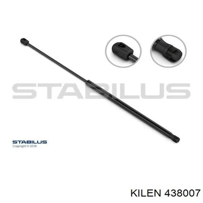 Амортизатор двері задньої Kilen 438007 ціна, від 8.06 USD