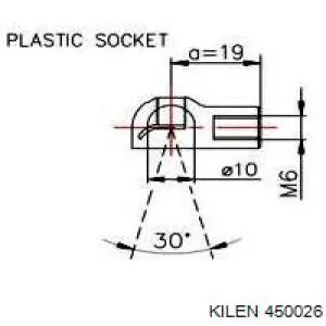 Амортизатор двері задньої Kilen 450026 ціна, від 10.97 USD