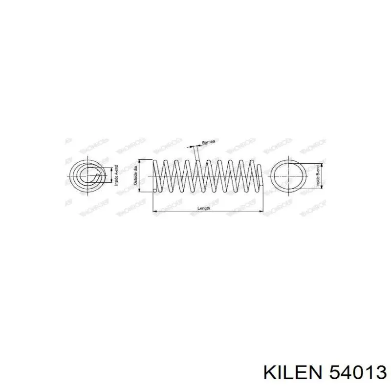 Пружина задня 54013 Kilen