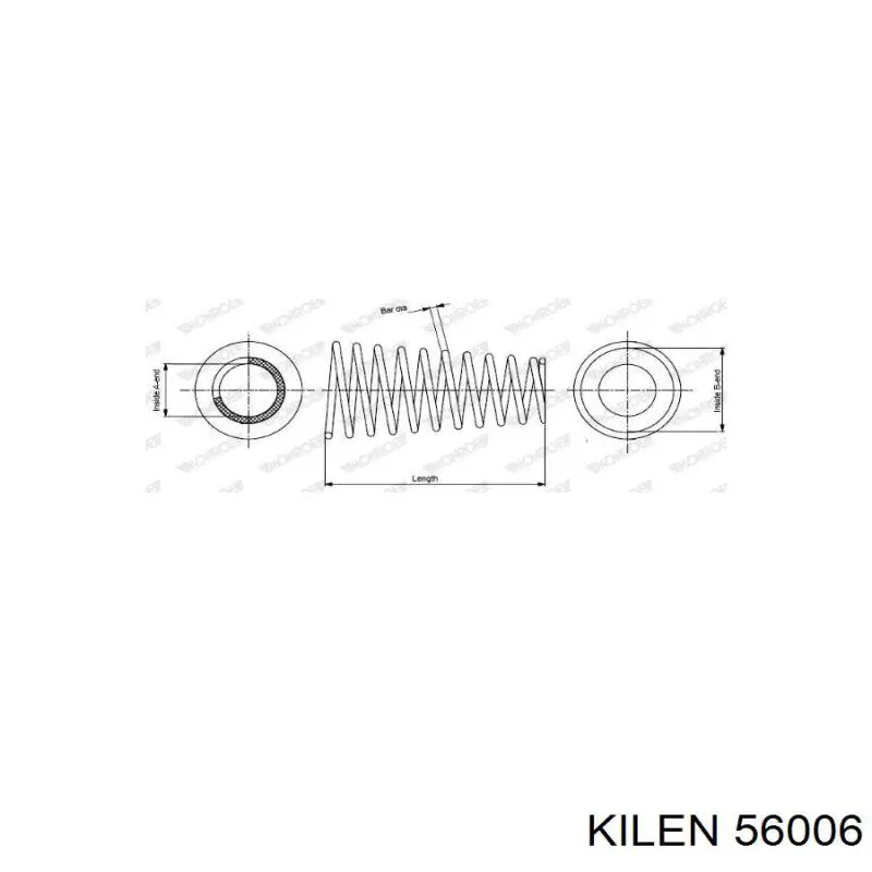 Пружина задня Kilen 56006 ціна, від 29.14 USD