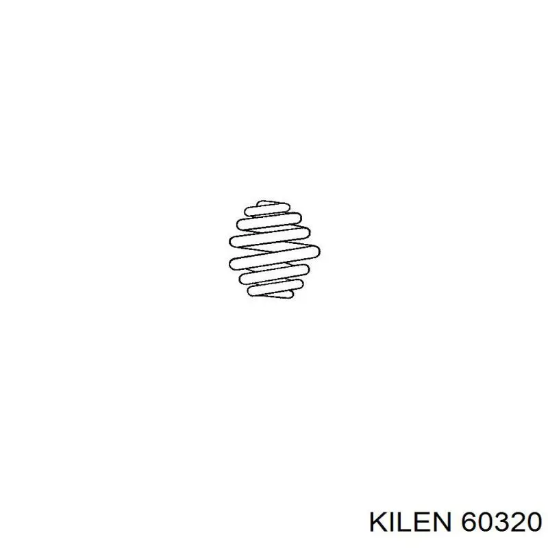 60320 Kilen Пружина підвіски задня