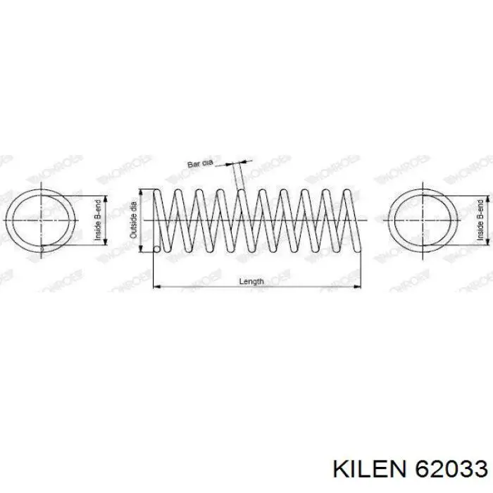 Пружини задні Renault (RVI) 8200190868