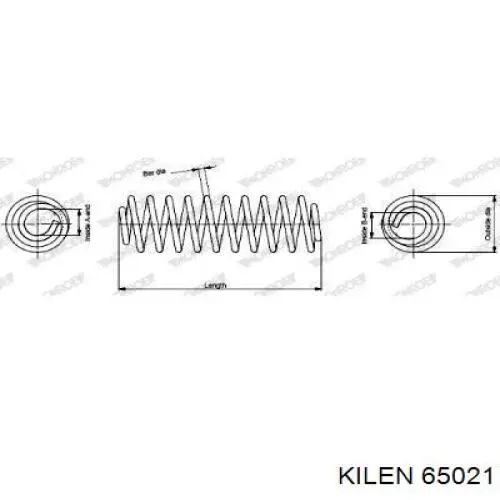 Задні пружини 65021 Kilen
