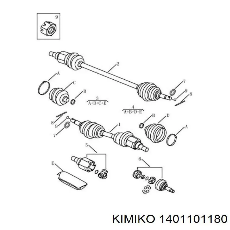 Граната колісна InA-For 1401101180INF ціна, від 32.34 USD