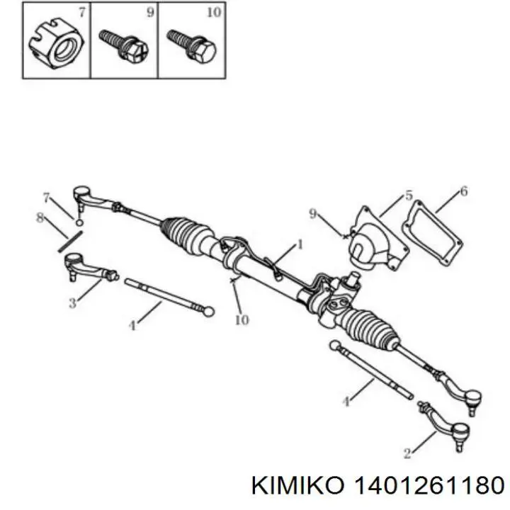 Тяги кермові на Geely CK I 