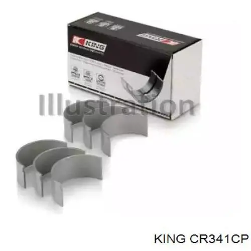 Вкладиші шатунні CR341CP King