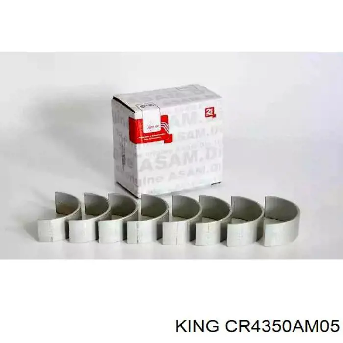CR4350AM05 King вкладиші колінвала, шатунні, комплект, 2-й ремонт (+0,50)