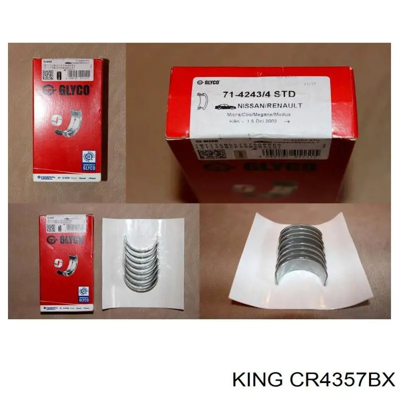 CR4357BX King Підшипник шатуна