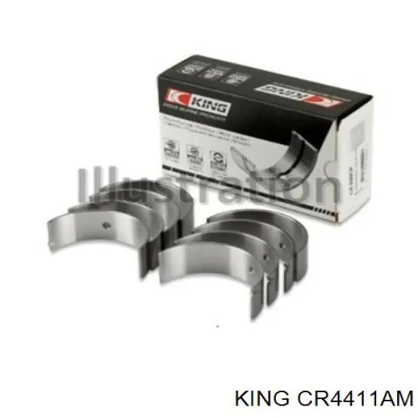 Шатунні вклалиші колінвала STD King CR4411AMSTD ціна, від 24.74 USD