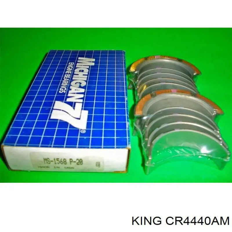 CR4440AM King вкладиші колінвалу, шатунні, комплект, 3-й ремонт (+0,75)