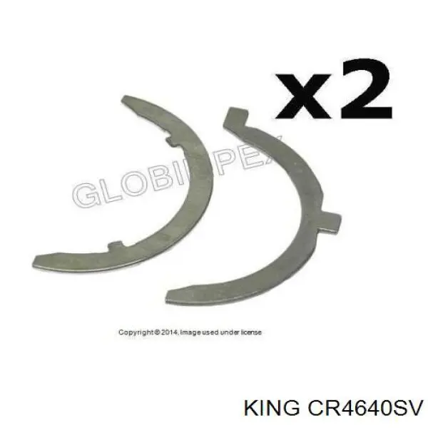 Купити CR4640SV King Вкладиші коленвала шатунні