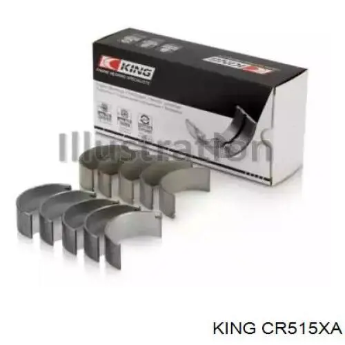 Шатунні вклалиші колінвала STD King CR515XA ціна, від 40.87 USD
