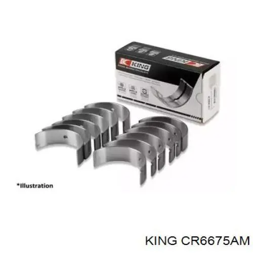 Шатунні вклалиші колінвала STD Chrysler 04626657AD ціна, від 65.69 USD