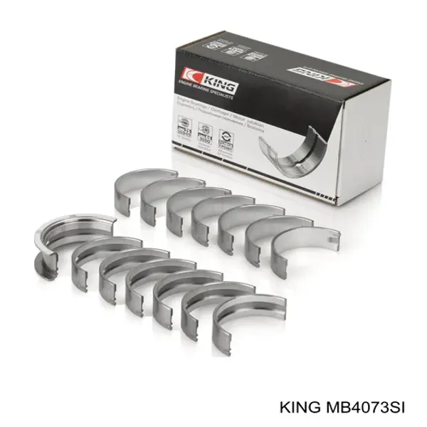 Купити MB4073SI King Вкладиші колінвала, корінні, комплект, стандарт (STD)