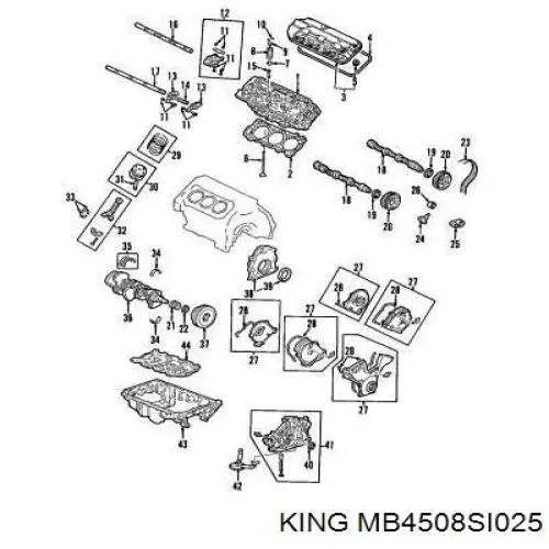  King MB4508SI025 ціна, від 27.86 USD