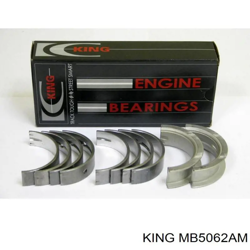 Купити MB5062AM King Вкладиші колінвала, корінні, комплект, стандарт (STD)
