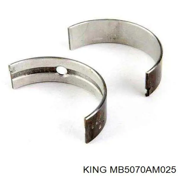 Вкладиші коленвала, корінні, комплект, 1-й ремонт (+0,25) King MB5070AM025 ціна, від 20.75 USD