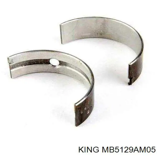 Купити MB5129AM05 King Вкладиші колінвала, корінні, комплект, 2-й ремонт (+0,50)
