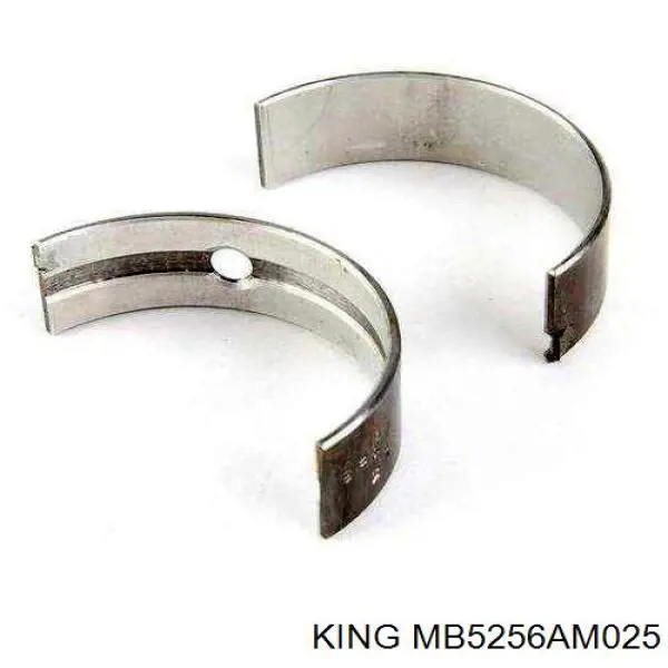 Вкладиші колінвала, корінні, комплект, 1-й ремонт (+0,25) MB5256AM025 King