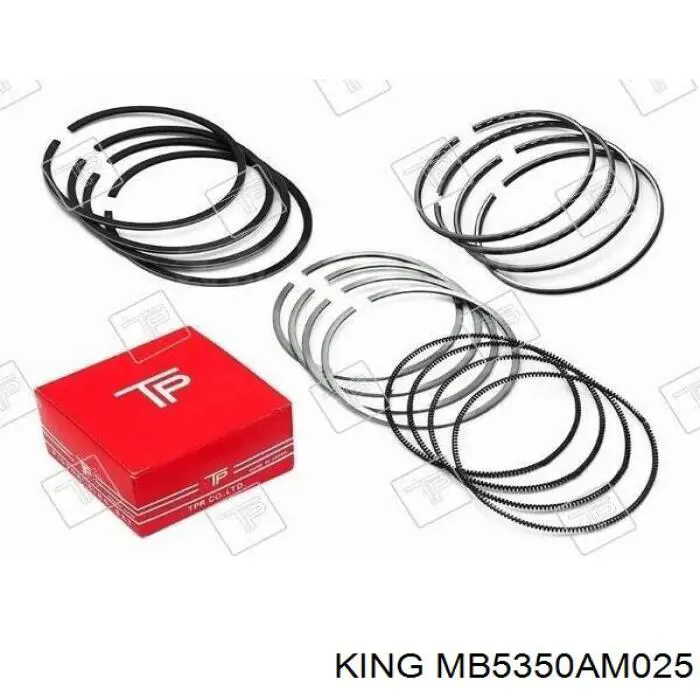MB5350AM025 King вкладиші колінвала, корінні, комплект, 1-й ремонт (+0,25)