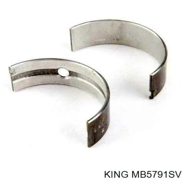 Вкладиші колінвала, корінні, комплект, стандарт (STD) King MB5791SV ціна, від 143.24 USD