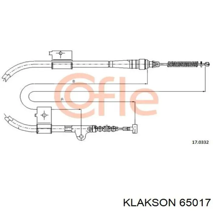 Пружина задня 65017 Klakson