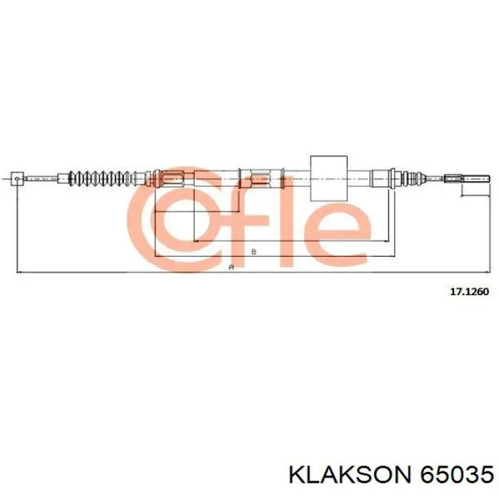 Пружина задня 65035 Klakson