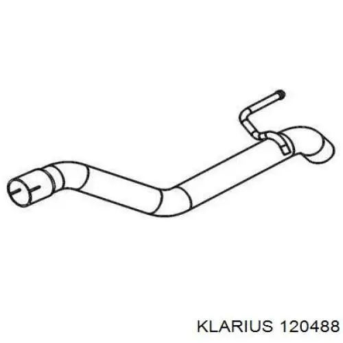 13329586 General Motors Глушник, задня частина
