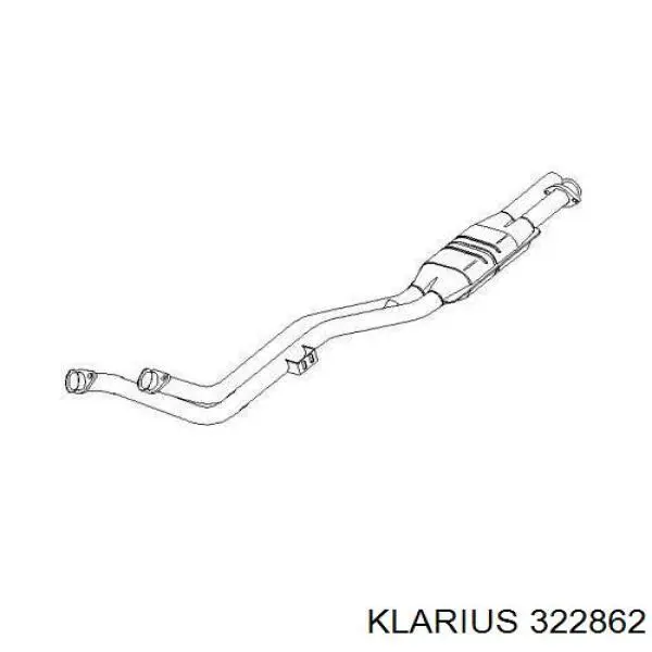 Конвертор-каталізатор (каталітичний нейтралізатор) Mercedes A2104905319 ціна, від 5514.47 USD