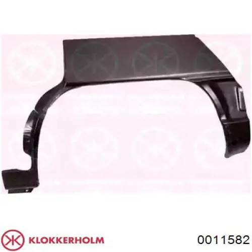 Ремонтна частина арки крила заднього, правого Klokkerholm 0011582 ціна, від 36.73 USD