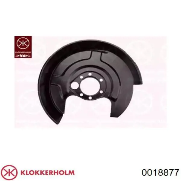 Захист гальмівного диска заднього, лівого Klokkerholm 0018877 ціна, від 16.12 USD