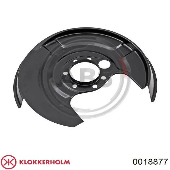Купити 0018877 Klokkerholm Захист гальмівного диска заднього, лівого