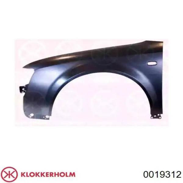 Крило переднє праве Klokkerholm 0019312 ціна, від 50.06 USD