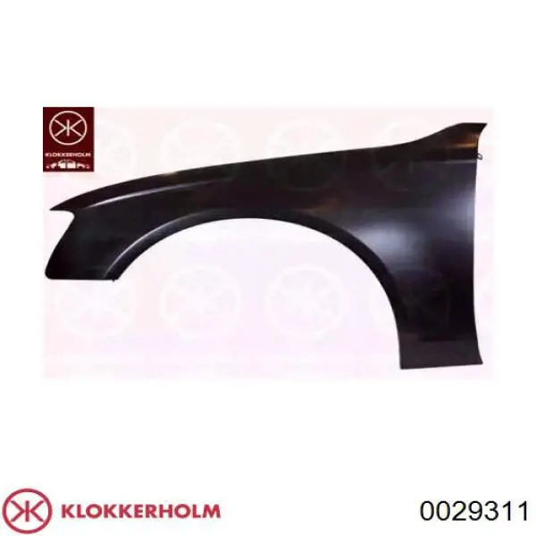 Ліве переднє крило Klokkerholm 0029311 ціна, від 46.06 USD