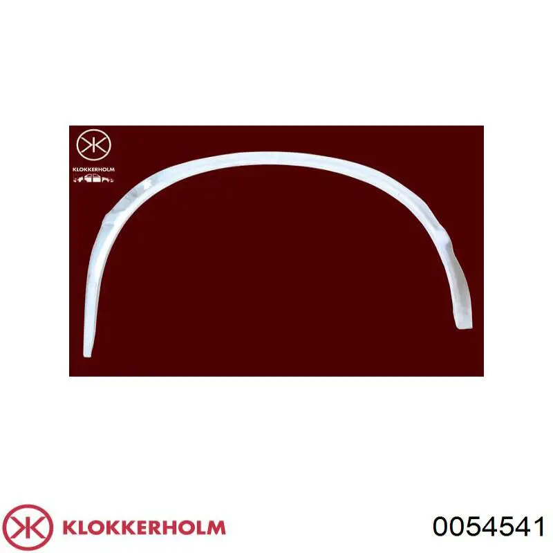 0054541 Klokkerholm арка крила заднього лівого